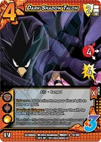 Dark Shadow Talon (UniVersus: My Hero Academia)