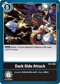 Dark Side Attack (Starter Deck 05: Machine Black) — Digimon Card Game Card Value