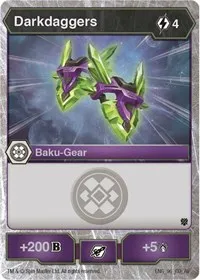 Darkdaggers (Armored Elite) — Bakugan TCG Card Value