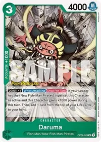Daruma (Wings of the Captain Pre-Release Cards)