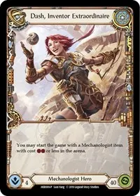 Dash Inventor Extraordinaire HER009 (Flesh and Blood: Promo Cards)