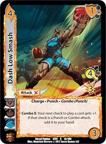 Dash Low Smash (Street Fighter CCG)