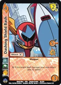 Dashing Shield Bash (Capcom Casual League Kit) — UniVersus Card Value