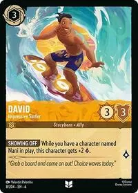 David Impressive Surfer (Azurite Sea)