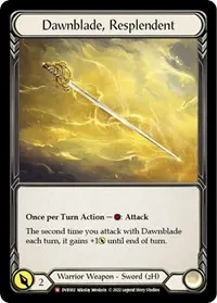 Dawnblade Resplendent (Classic Battles: Rhinar vs Dorinthea)