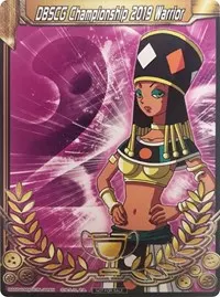 DBSCG Championship 2019 Warrior Merit Card Universe 2 Heles (Tournament Promotion Cards)