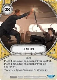 Deadlock (Covert Missions) — Star Wars Destiny Card Value