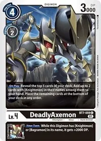 DeadlyAxemon (Next Adventure) — Digimon Card Game Card Value