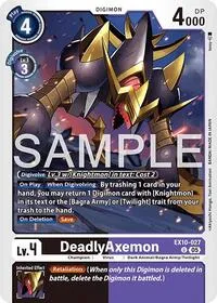 DeadlyAxemon (Sinister Order) — Digimon Card Game Card Value