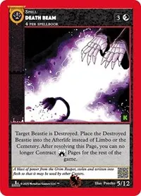 Death Beam (Cryptid Nation: Kickstarter Edition Tribal Theme Decks)