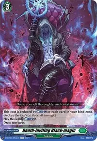 Death inviting Black magic (D-BT03: Advance of Intertwined Stars)