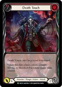 Death Touch Red FAB132 (Flesh and Blood: Promo Cards)