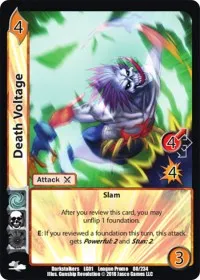 Death Voltage (Capcom Casual League Kit) — UniVersus Card Value