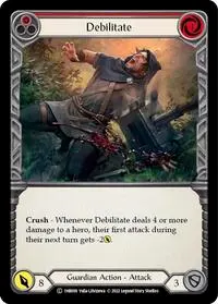 Debilitate Red (Historic Pack 1 Blitz Deck: Bravo)
