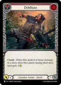 Debilitate Red (Mastery Pack Guardian)