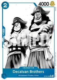 Decalvan Brothers Parallel (Starter Deck 22: Ace & Newgate)