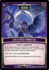 Decayed Arbiter (Echoes of Hokken)