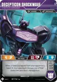 Decepticon Shockwave Cybertron Commander (Wave 1)