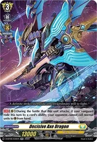 Decisive Axe Dragon (D-BT06: Blazing Dragon Reborn) — Cardfight Vanguard Card Value