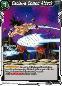 Decisive Combo Attack (Three Glorious Fighters) — Dragon Ball Super CCG Card Value