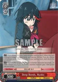 Deep Bonds Ryuko (KILL la KILL) — Weiss Schwarz Card Value