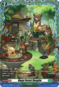 Deep Forest Respite FR (DZ-BT12: Chasm of Lost Souls) — Cardfight Vanguard Card Value