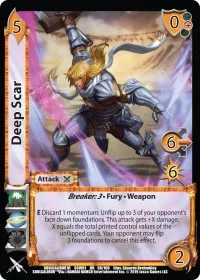 Deep Scar (SoulCalibur VI) — UniVersus Card Value