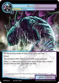 Deeper Ones (The Magic Stone War - Zero) — Force of Will Card Value