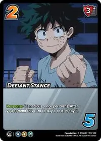 Defiant Stance (UniVersus: My Hero Academia: Girl Power)