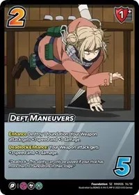 Deft Maneuvers (UniVersus: My Hero Academia: Jet Burn)