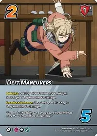 Deft Maneuvers XR (UniVersus: My Hero Academia: Jet Burn)