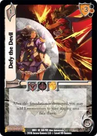 Defy the Devil (World of Indines) — UniVersus Card Value