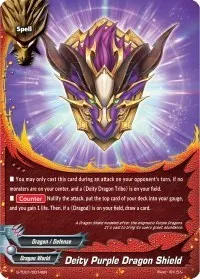 Deity Purple Dragon Shield (S-TD01: Draknight)
