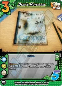 Dekus Notebook (UniVersus: My Hero Academia: Heroes Clash)
