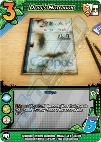 Dekus Notebook XR (UniVersus: My Hero Academia: Heroes Clash)