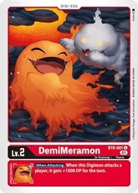 DemiMeramon (Double Diamond) — Digimon Card Game Card Value