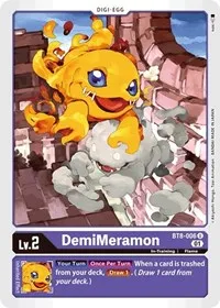 DemiMeramon (New Awakening) — Digimon Card Game Card Value