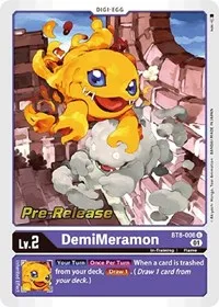 DemiMeramon (New Awakening Pre-Release Cards) — Digimon Card Game Card Value