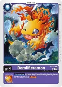 DemiMeramon (Exceed Apocalypse) — Digimon Card Game Card Value