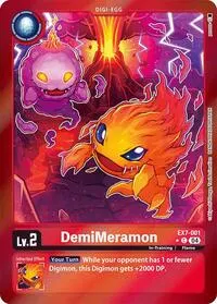 DemiMeramon Foil (Digimon LIBERATOR)