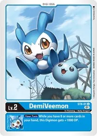 DemiVeemon (Starter Deck 08: Ulforce Veedramon) — Digimon Card Game Card Value