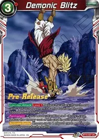 Demonic Blitz (Saiyan Showdown Pre-Release Cards)