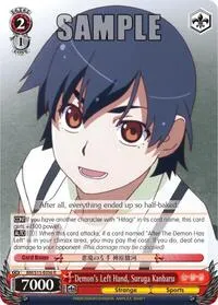 Demons Left Hand Suruga Kanbaru (BAKEMONOGATARI)