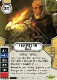 Dengars Fire Blade (Convergence) — Star Wars Destiny Card Value