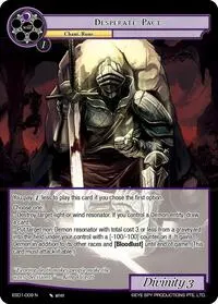 Desperate Pact (Evil Cluster Starter Deck 1: Valgott)