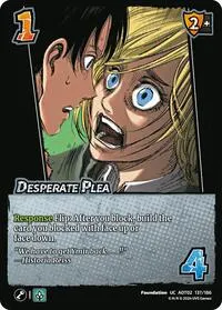 Desperate Plea (Attack On Titan: Origins of Power)