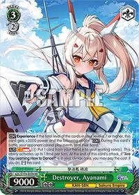 Destroyer Ayanami (Azur Lane Vol. 2) — Weiss Schwarz Card Value