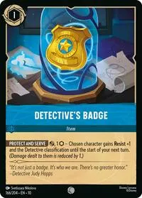 Detectives Badge (Whispers in the Well)