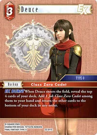 Deuce EX (Tears of the Planet) — Final Fantasy TCG Card Value