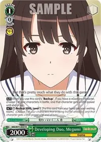 Developing Duo Megumi (Saekano How to Raise a Boring Girlfriend. flat)